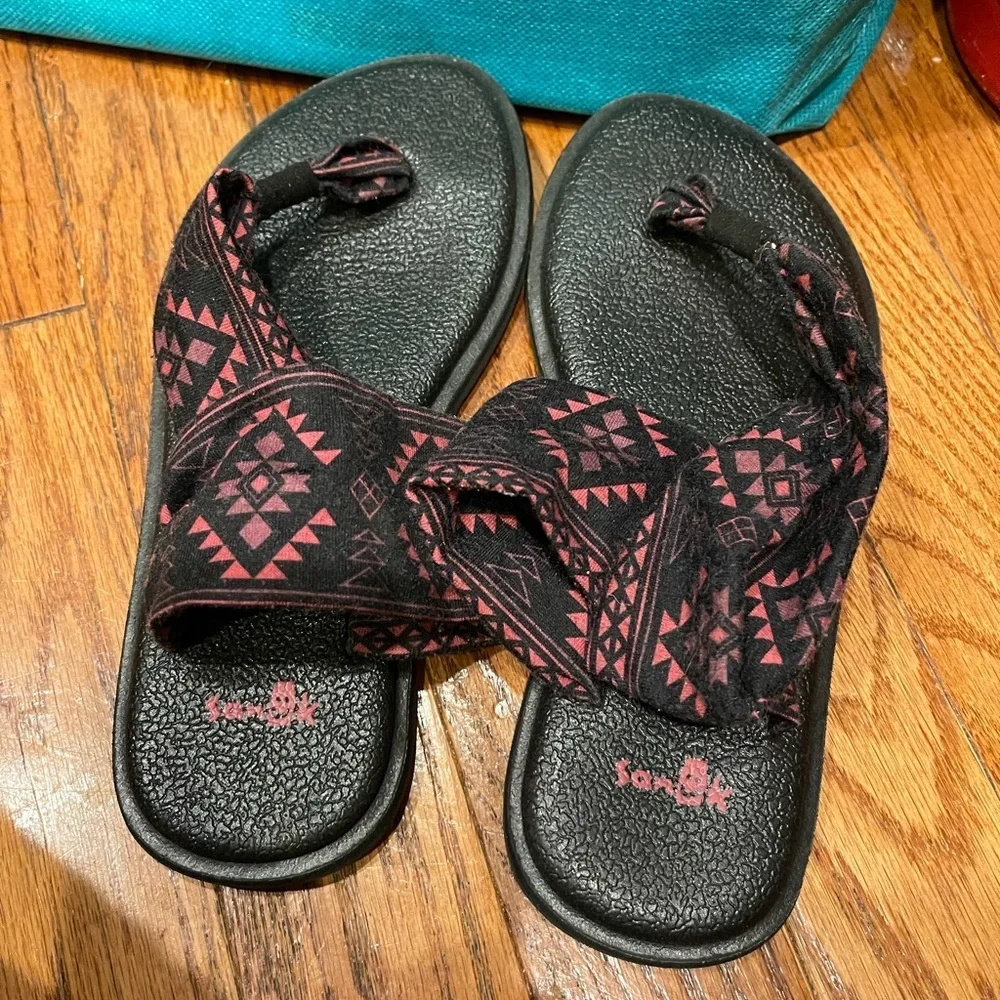 SANUK SANDALS,  Yoga Mat Sling, YOUTH Girl's 13-1 - Picture 4 of 5